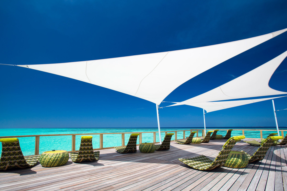 Ingenua Shade sail at the Maldives